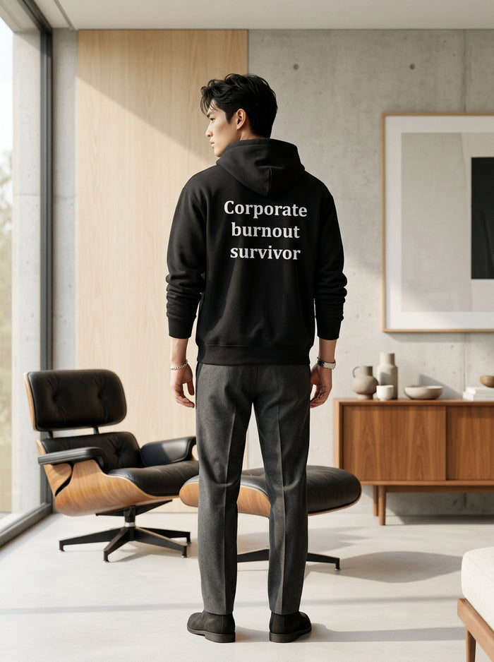 Corporate burnout survivor / Hoodie