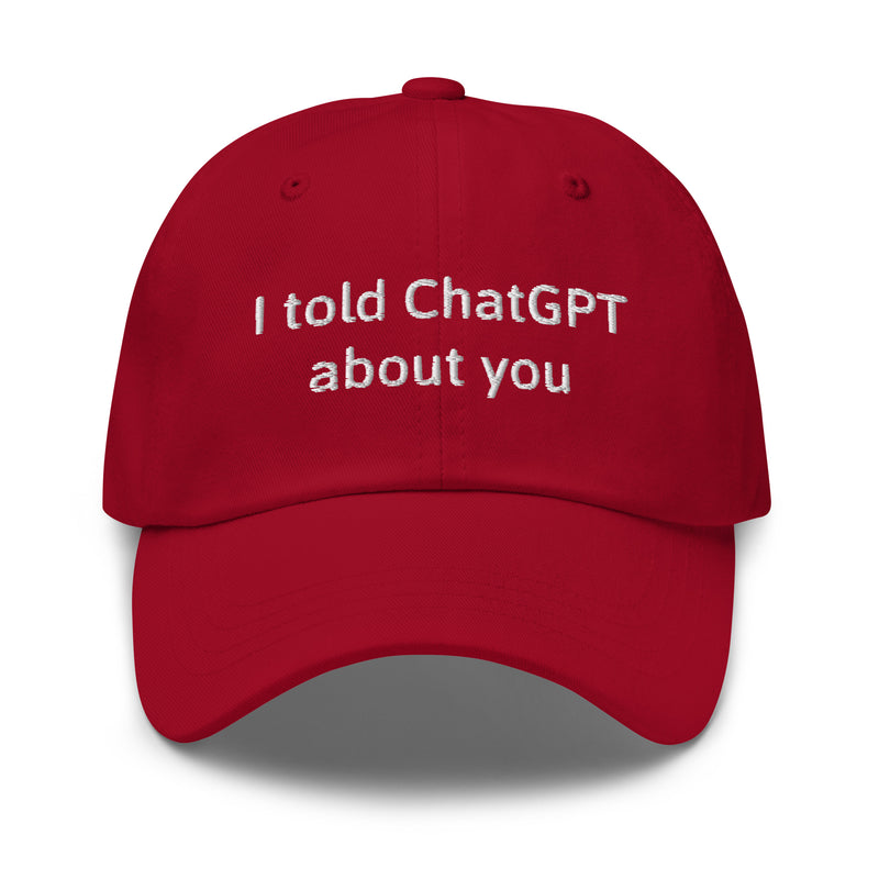 I told ChatGPT about you
