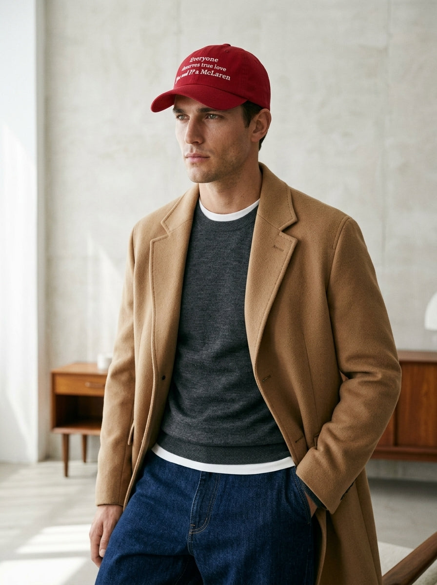 Everyone deserves true love. You and I? A McLaren. / Dad Hat