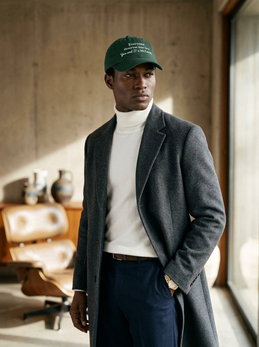 Everyone deserves true love. You and I? A McLaren. / Dad Hat