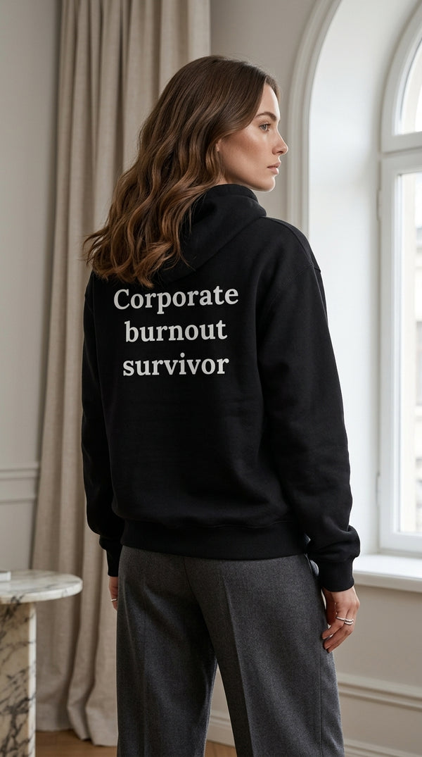Corporate burnout survivor / Hoodie