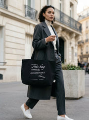 This bag contains questionable choices. / Tote
