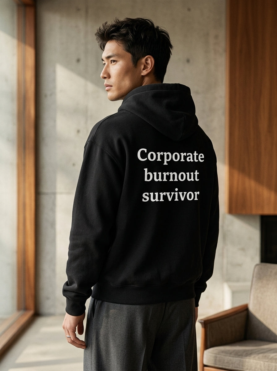 Corporate burnout survivor / Hoodie