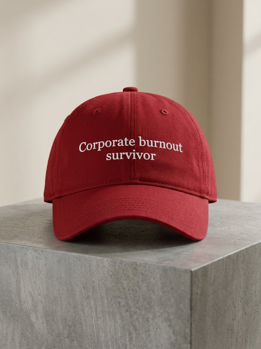 Corporate burnout survivor / Dad Hat