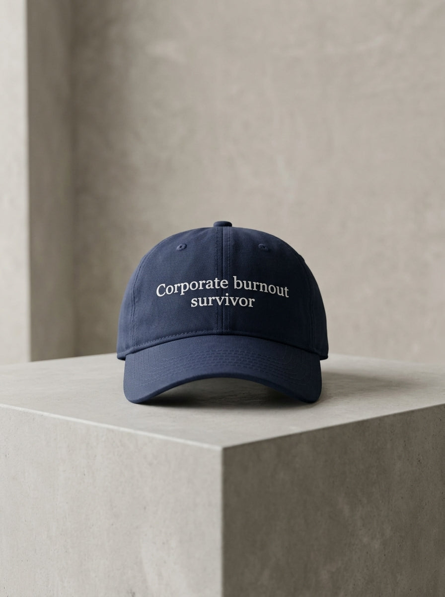 Corporate burnout survivor / Dad Hat