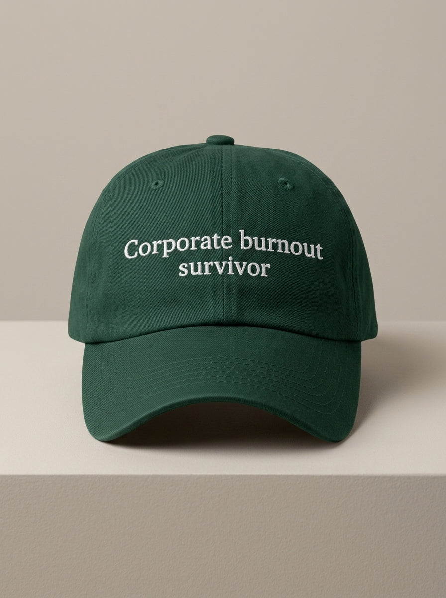 Corporate burnout survivor / Dad Hat
