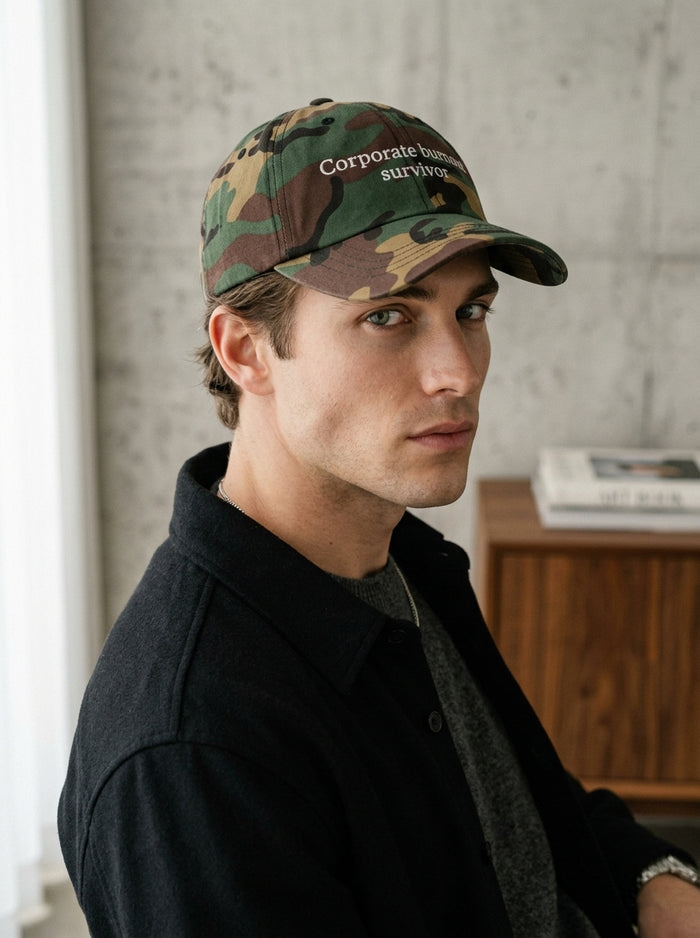 Corporate burnout survivor / Dad Hat