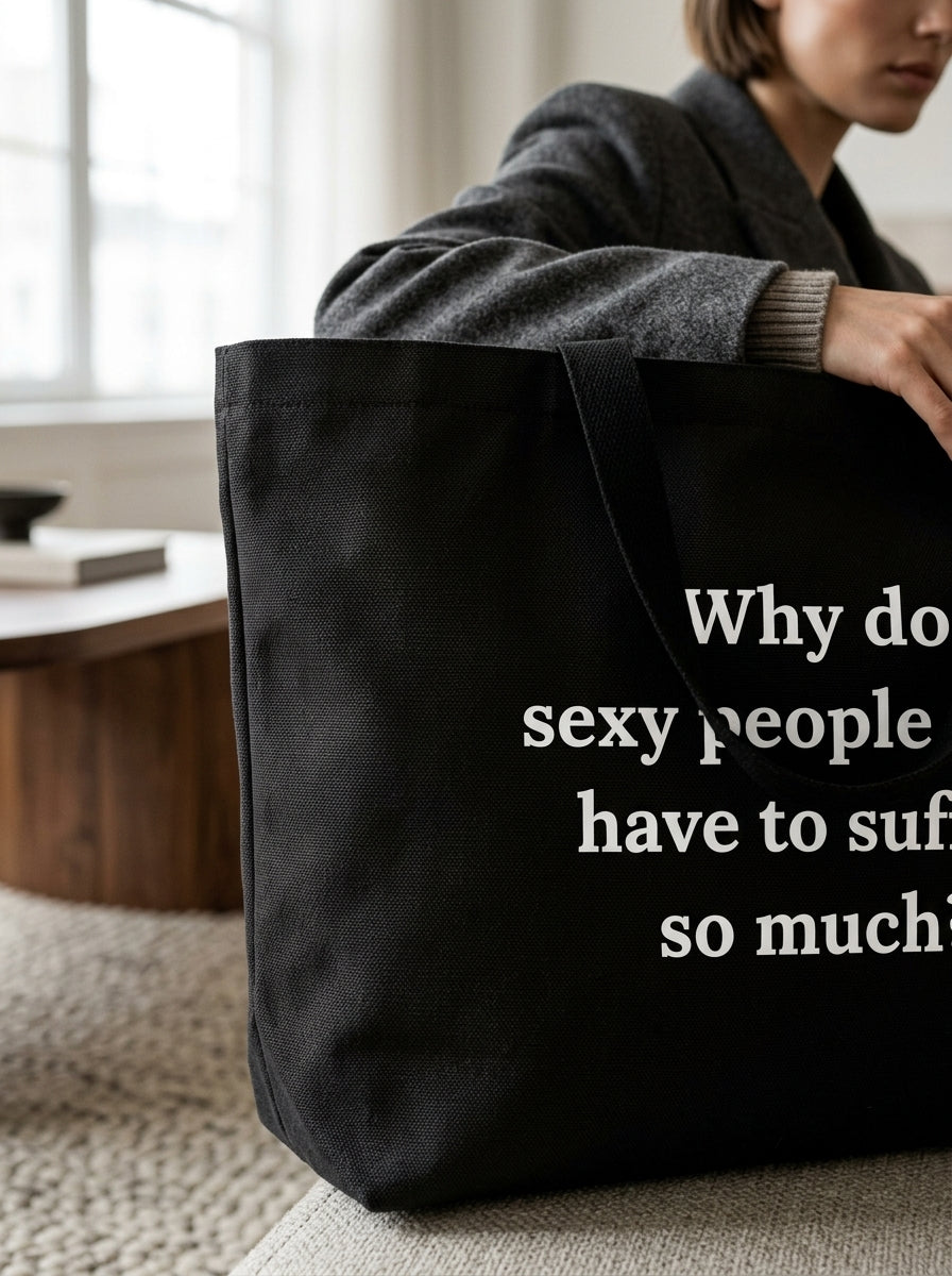 Why do sexy people (Me) Have to suffer so much? / Tote