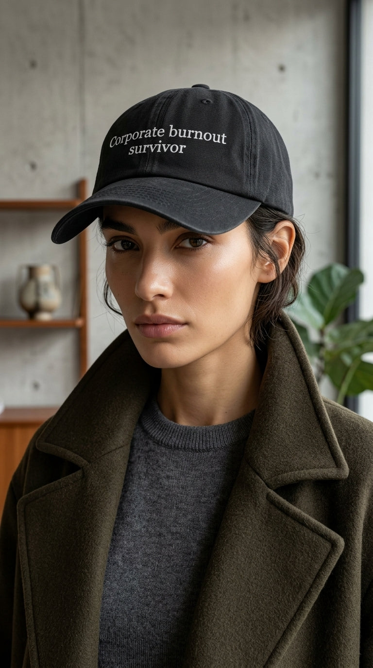 Corporate burnout survivor / Dad Hat