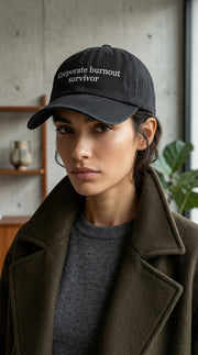 Corporate burnout survivor / Dad Hat