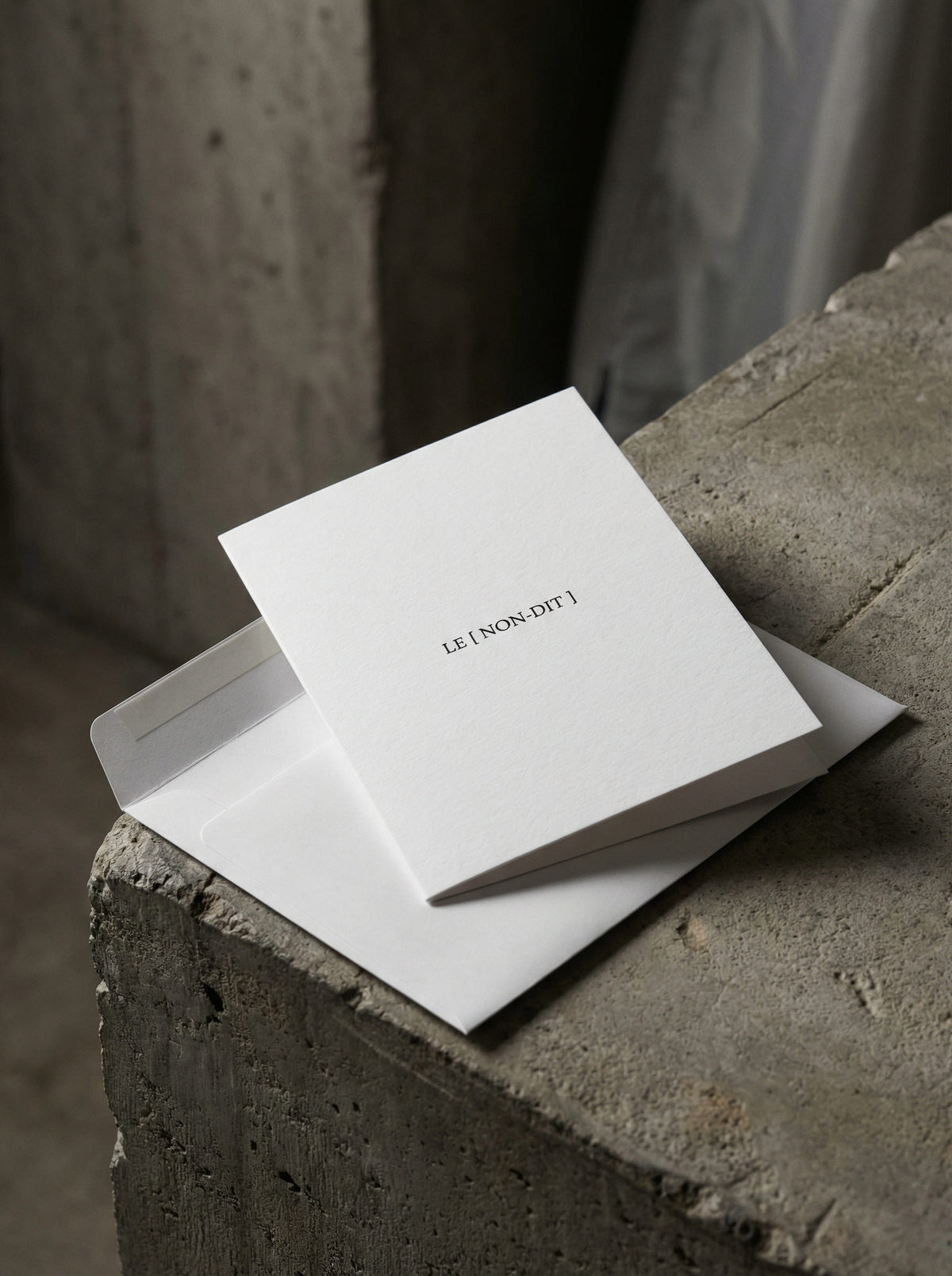[ write the thing you’re too shy to say ] / Card