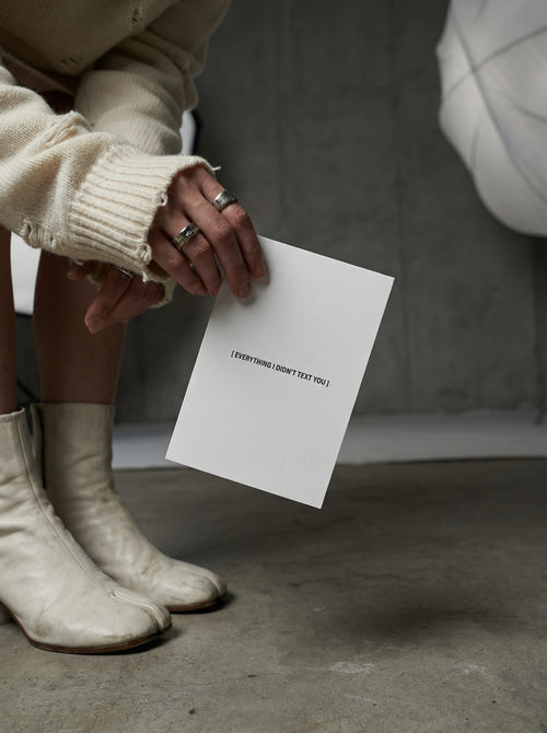 [ EVERYTHING I DIDN'T TEXT YOU ] / Card